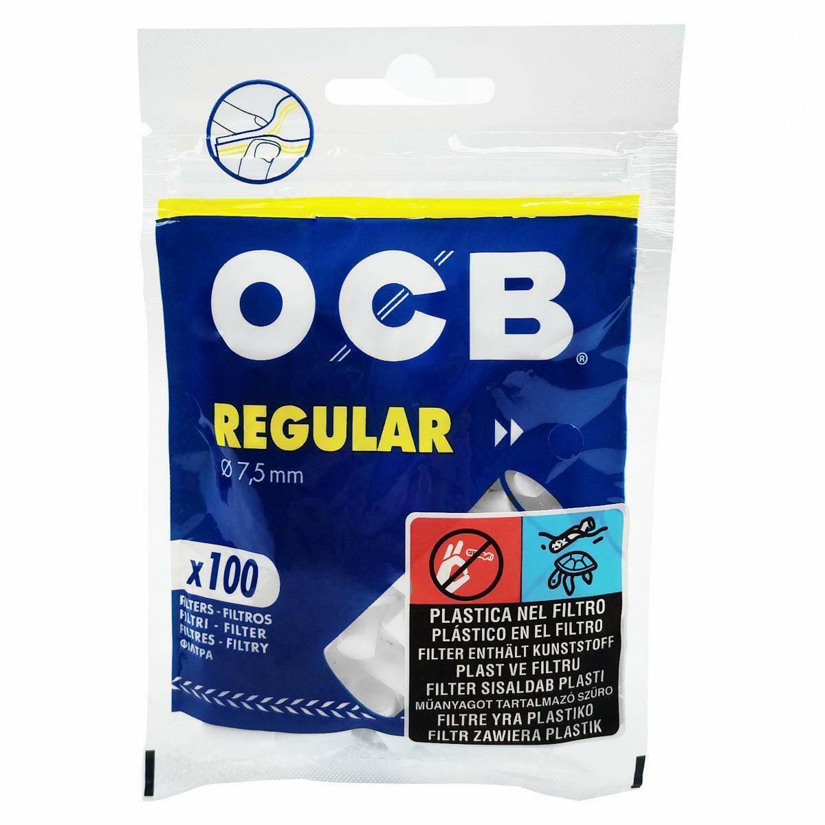 Filtry OCB - Ø7,5 Regular