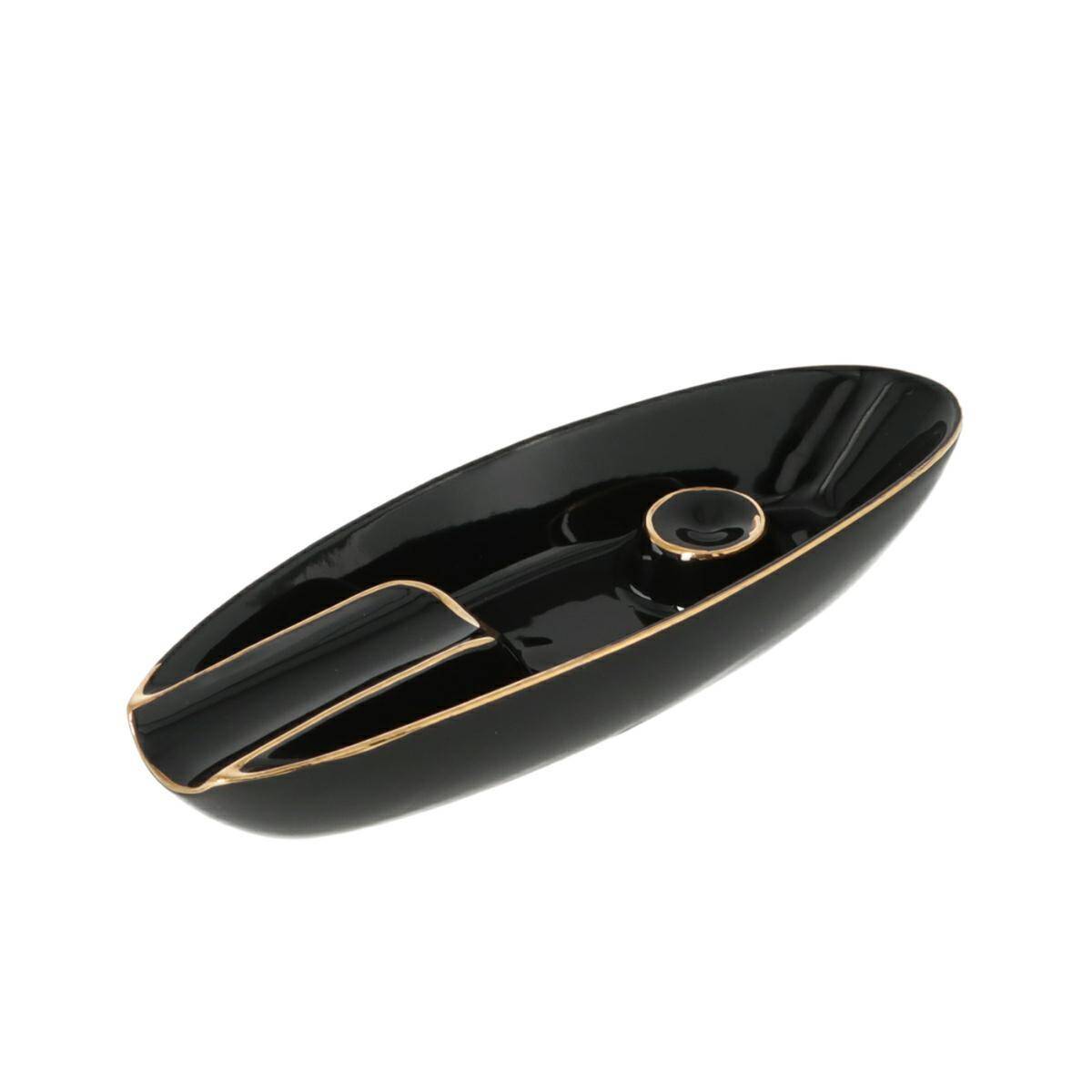 Popielnica cygarowa ceramic black