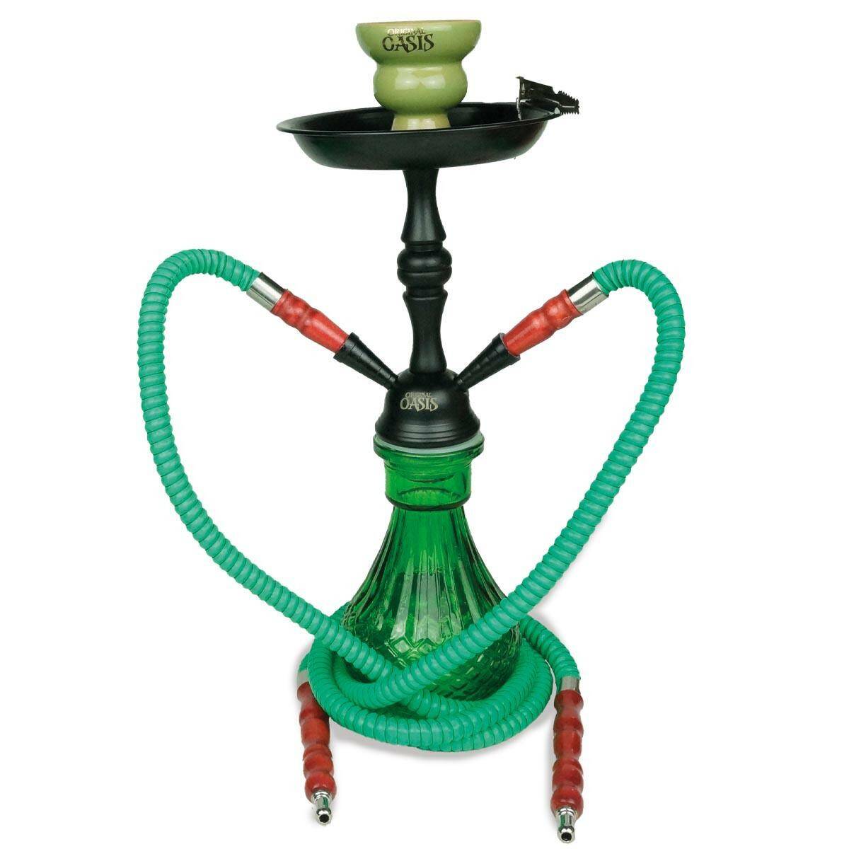 Hookah Oasis Jamal (ht.36, 2 hoses, green)
