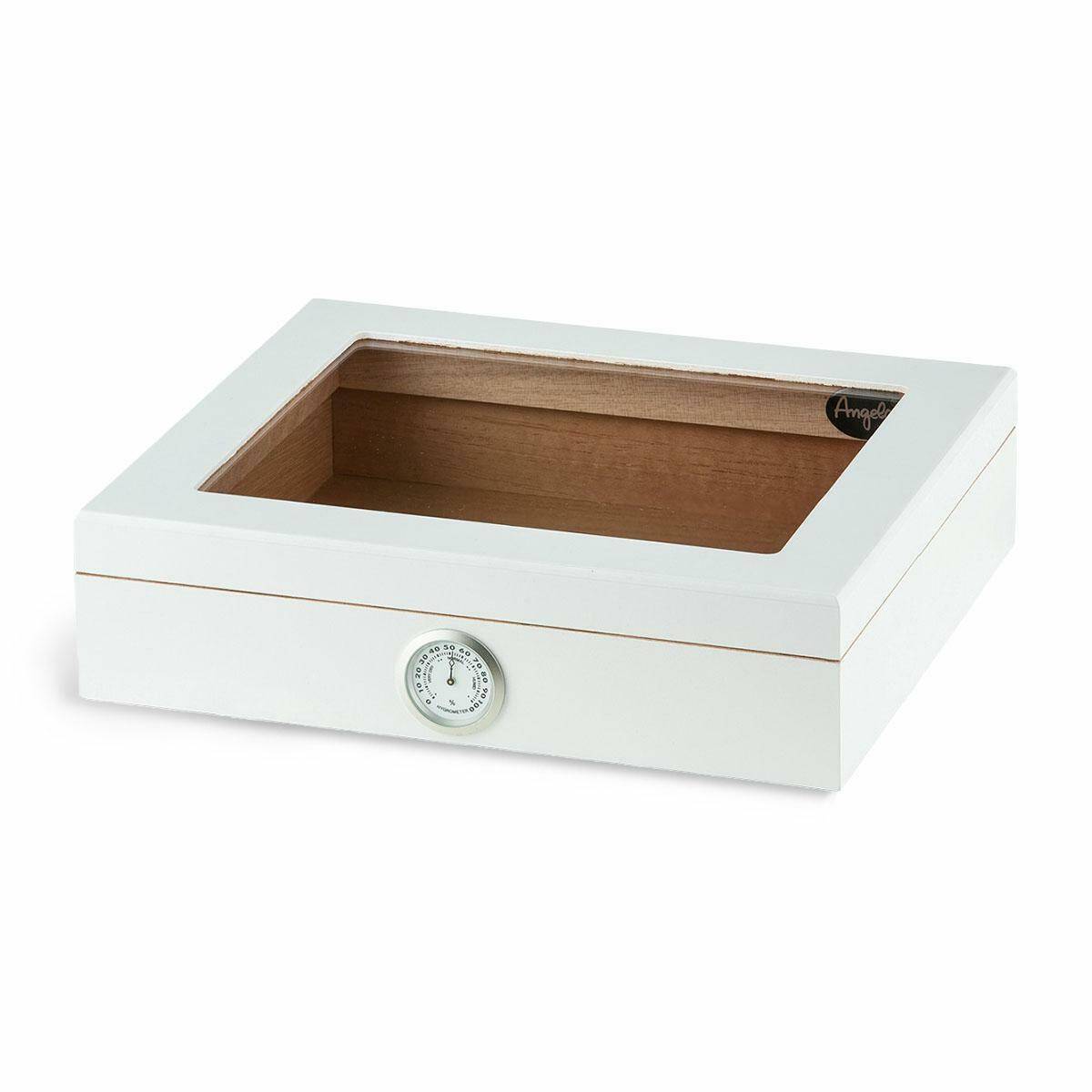Humidor with glass White