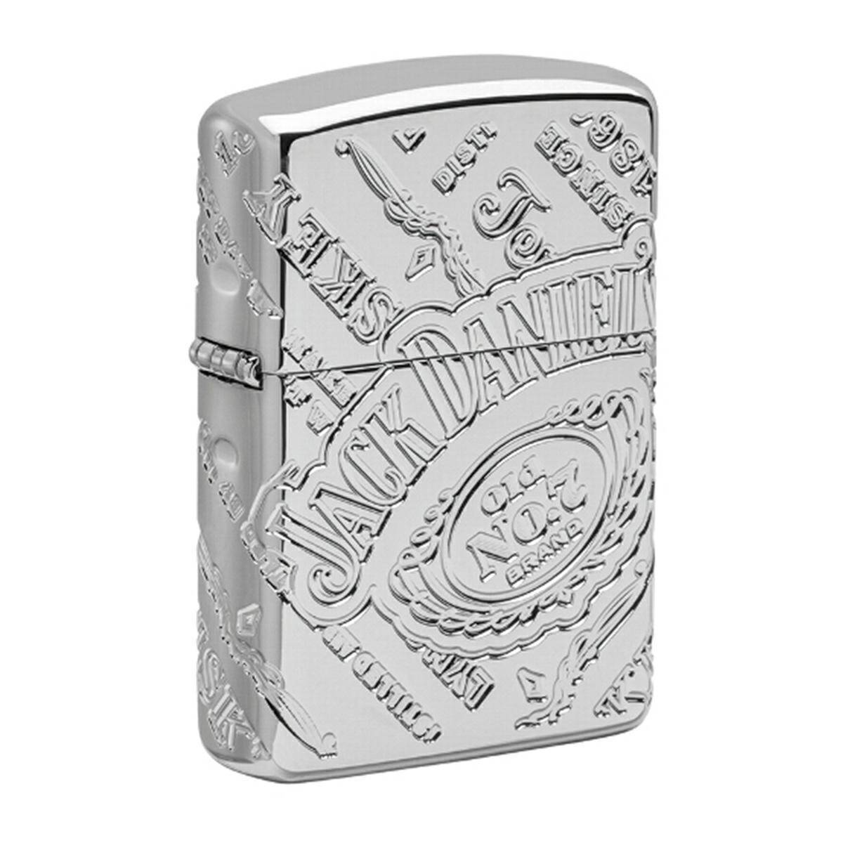 ZIPPO - JACK DANIELS POLISHED CHROME