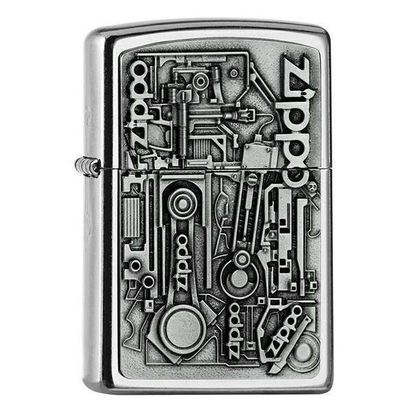 ZIPPO - MOTOR PARTS EMBLEM 3D