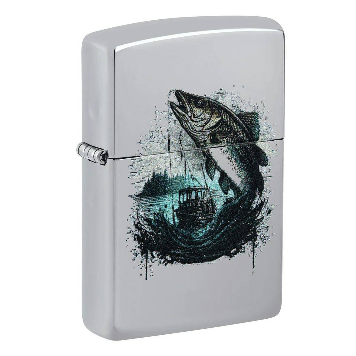 ZIPPO - FISH AND BOAT