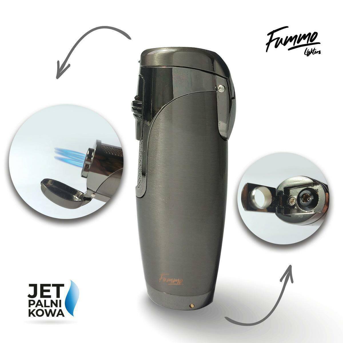 Zapalniczka Fummo Cleve - Grey