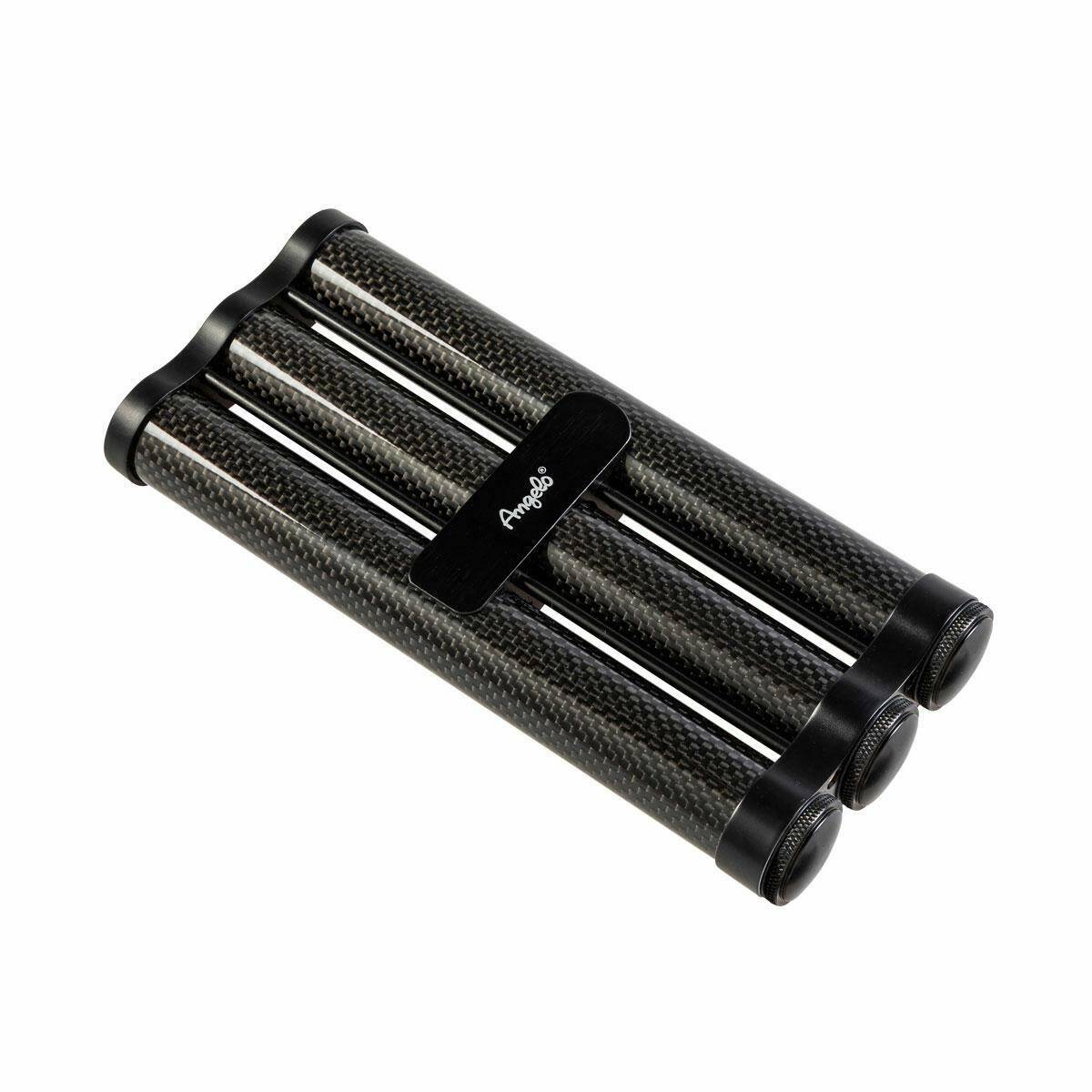Angelo Etui na 3 cygara Carbon rings