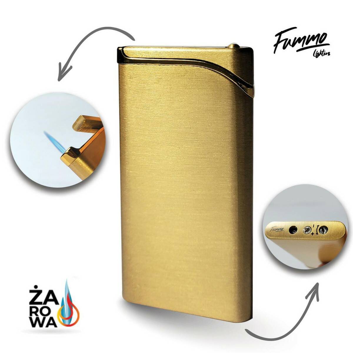 Zapalniczka Fummo Toora - Gold
